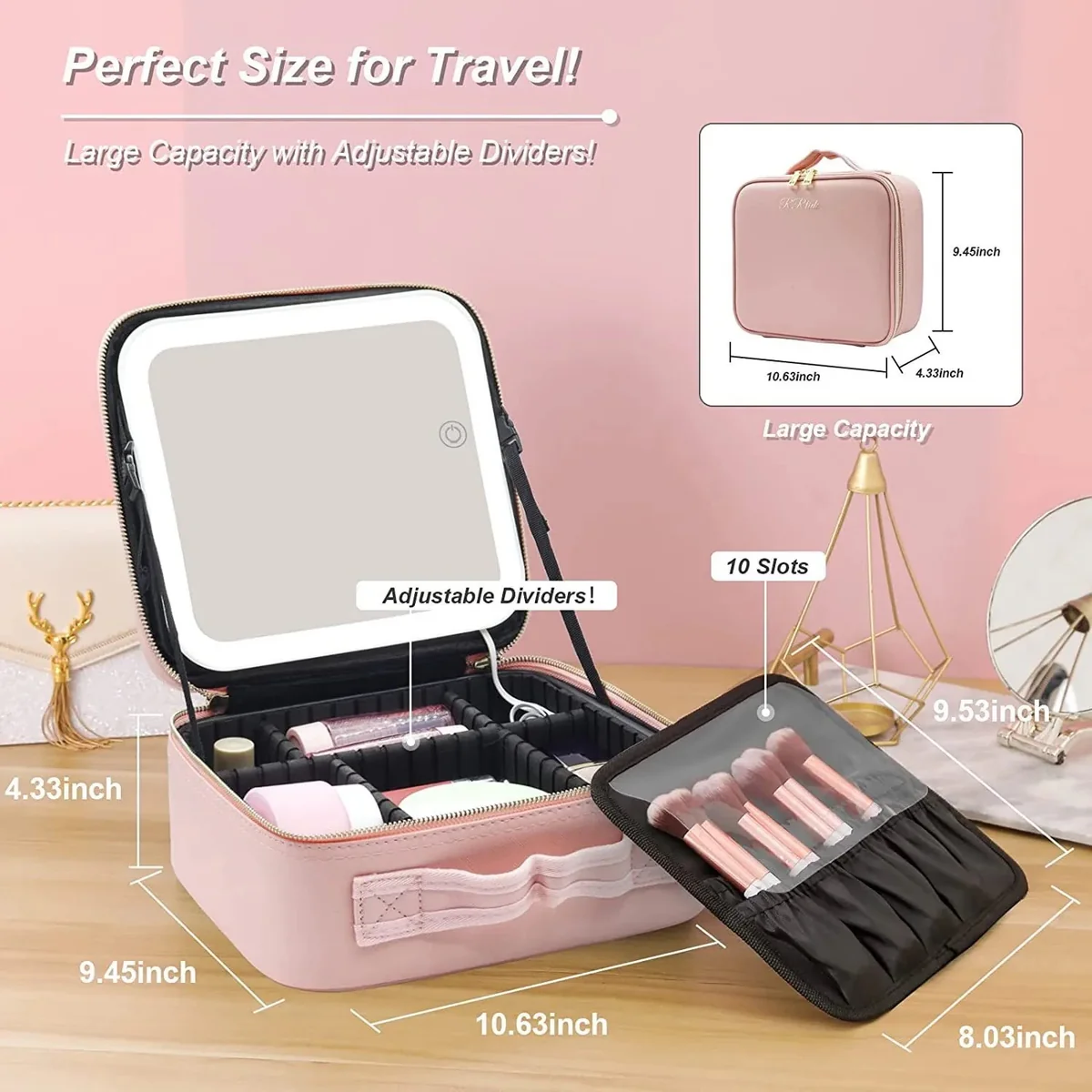Led Makeup Bag