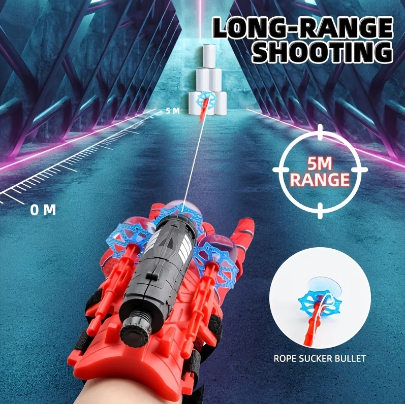 Spider Web Shooter Gloves