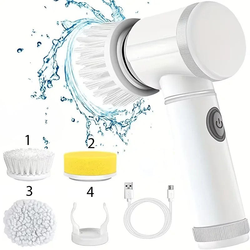 4 in 1 Electric Rotating Scrubber Brush