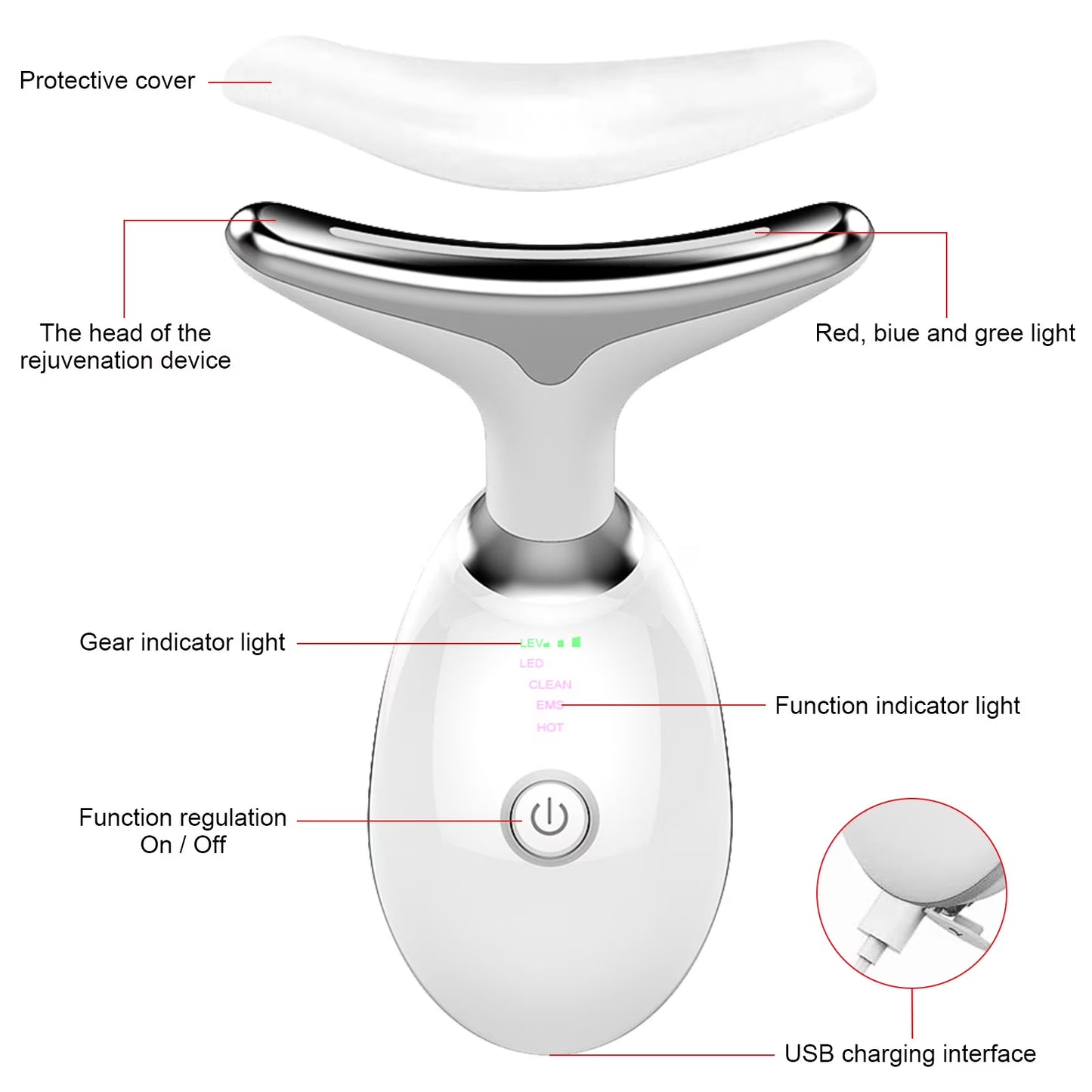 UV Light Skin Massager