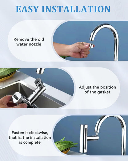 4 in 1 Waterfall Kitchen 720° Faucet