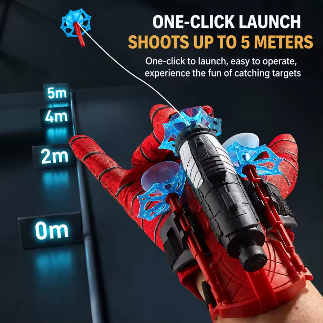 Spider Web Shooter Gloves