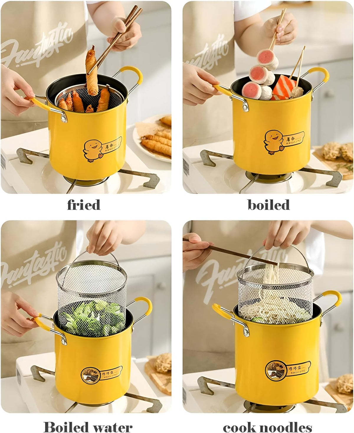 Deep Frying Pot