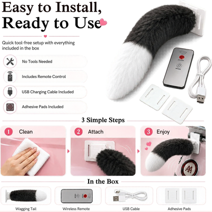 Electric Furry Tail Accessory