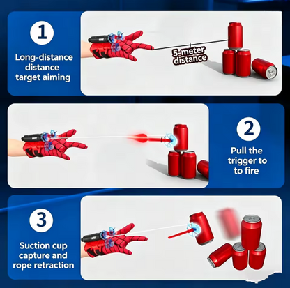Spider Web Shooter Gloves