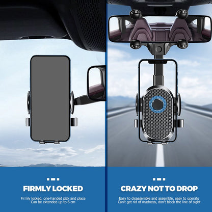 Rearview Mirror Phone Holder