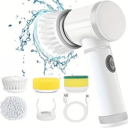 4 in 1 Electric Rotating Scrubber Brush