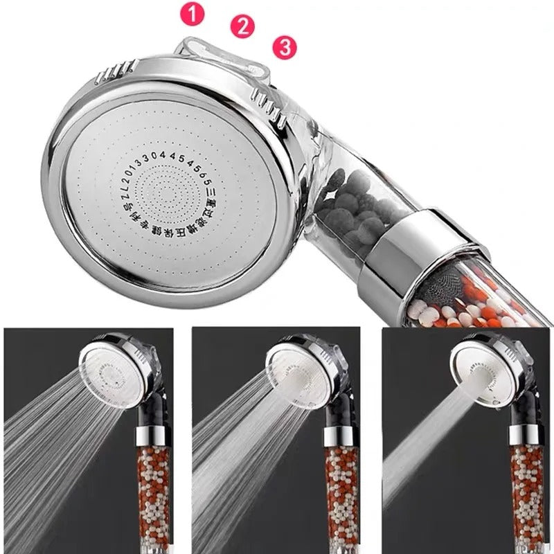 Mineral Stones Filtered Shower Head