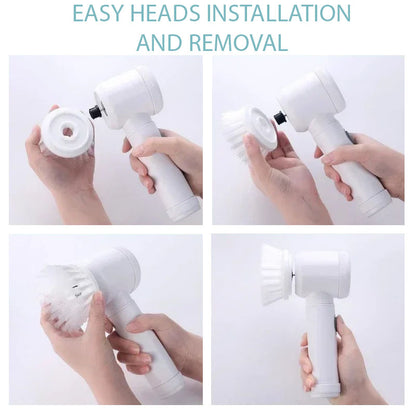 4 in 1 Electric Rotating Scrubber Brush