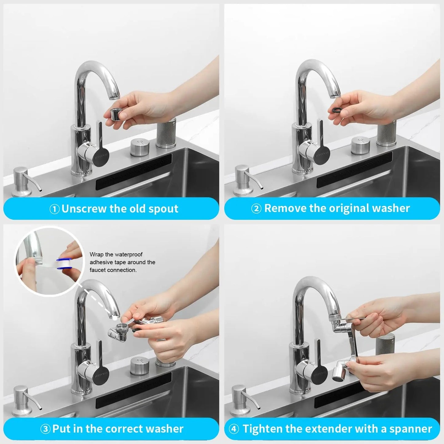 Faucet Extender 1440°