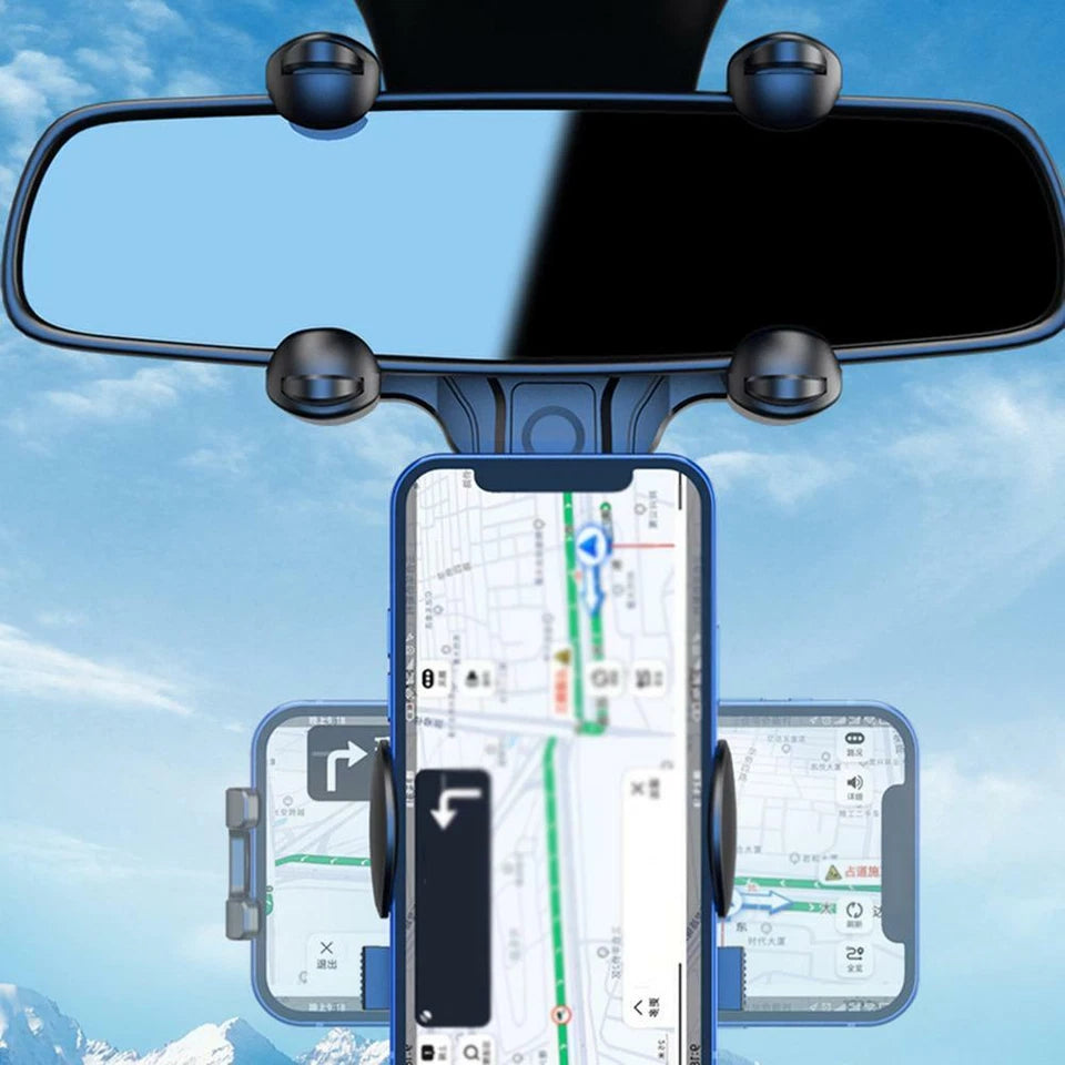 Rearview Mirror Phone Holder