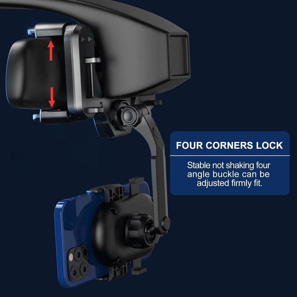 Rearview Mirror Phone Holder