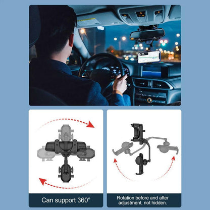 Rearview Mirror Phone Holder